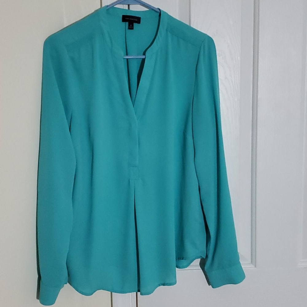 The Limited - teal blouse - size medium